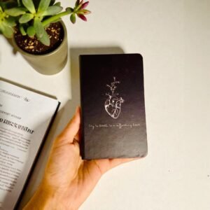 Black cover diary