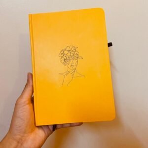 Sun flower art journal