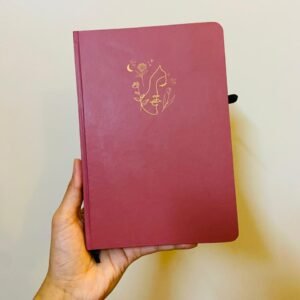 Crimson rose art journal