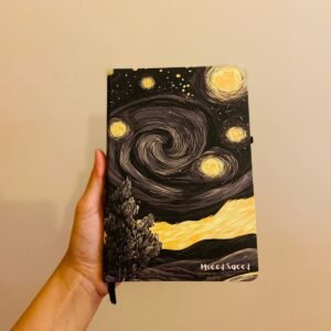 Starry nights art journal