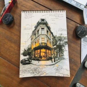 Architect themed sketchbook